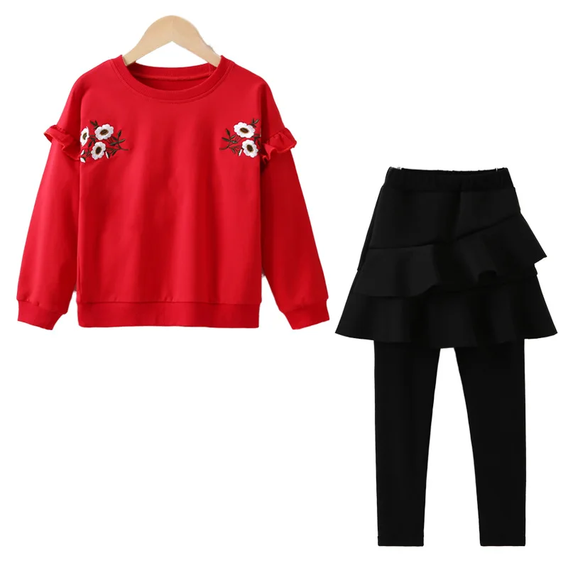 

Girls 'Spring Dress New Suit Korean Edition Fashion Spring and Autumn Season Children's Skirts Two Tide Coats Children's Sets