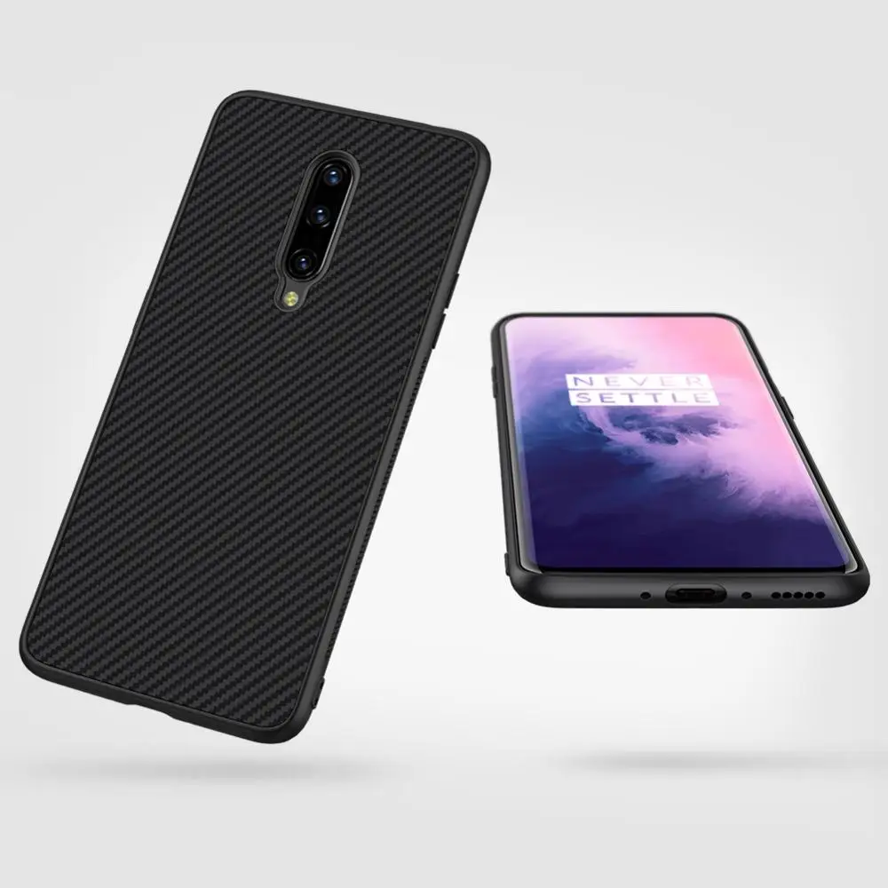 1 + 7 Pro Чехол для OnePlus чехол Nillkin из синтетического волокна твердая задняя крышка