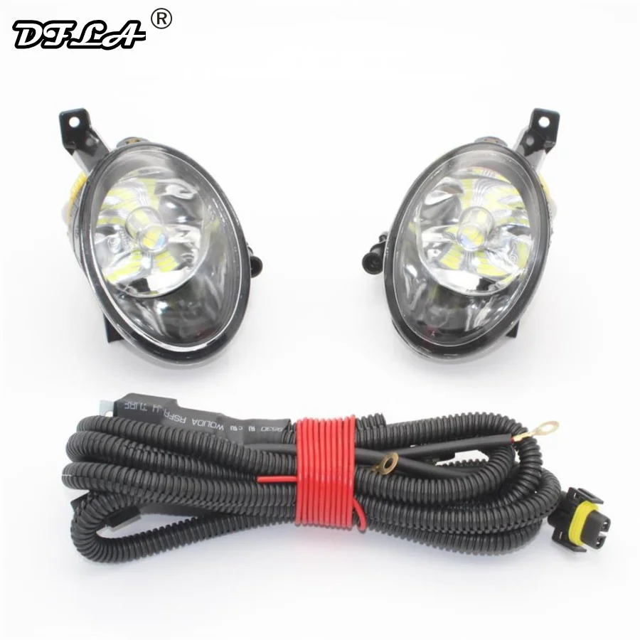 

LED Fog Lamp For VW Golf 6 Jetta 6 Caddy Touran Tiguan Car-Styling Front LED Fog Lamp Fog Light And Wire