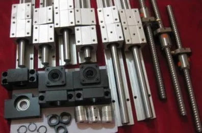 

6 X SBR16 Linear guide sets + 3 x SFU1605 ball screw + 3pcs BK12 BF12 + 3pcs Couplers 6.35 * 10