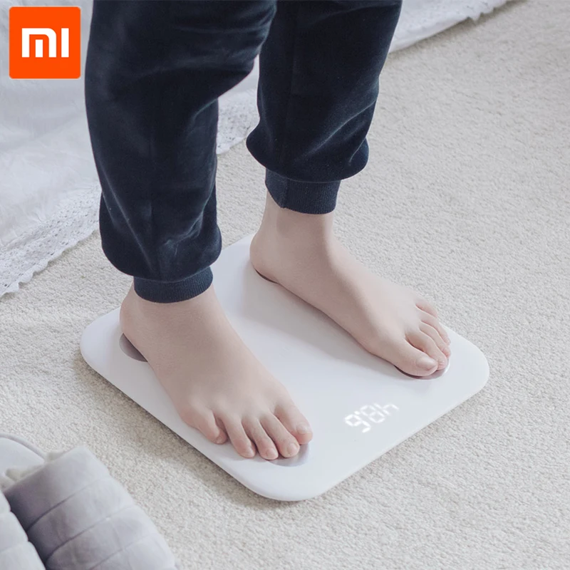 Xiaomi Mi весы анализатор тела 2 Цифровой напольные Smart ванная - Цена: 
