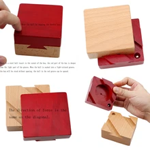 Высокое качество деревянный Magic Box игра-головоломка Любань замок игрушки для повышения IQ для детей обучающие игрушки для взрослых Логические игры
