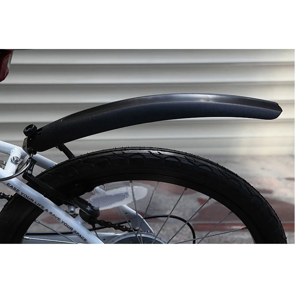 SOONHUA Mountain Bike Bicycle Front Rear Tire Black Mudguards Mud Guard Fenders Set Accessory 