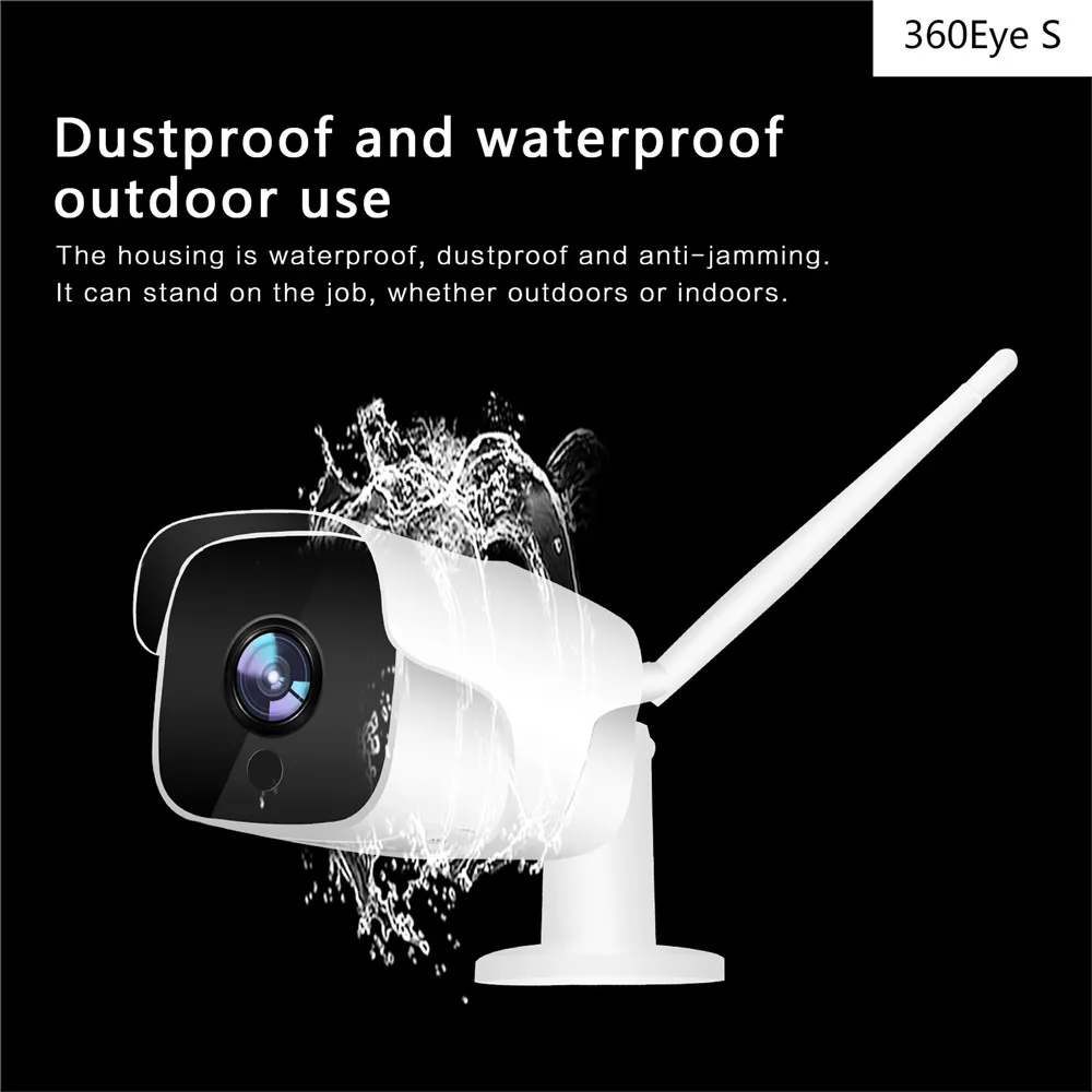 2MP 1080P wifi Беспроводная ip камера наружная Водонепроницаемая Двусторонняя аудио HD