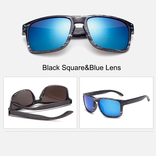 LeonLion, Ретро стиль, Бамбуковая оправа, солнцезащитные очки для женщин, фирменный дизайн, классические металлические солнцезащитные очки, для улицы, деревянные ножки, Oculos De Sol - Цвет линз: MW blue