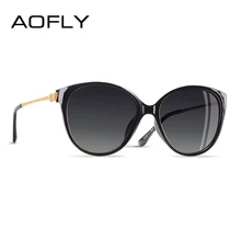 AOFLY – lunettes de soleil polarisées œil de chat pour femmes, DESIGN de marque, tendance, pour conduire, voyager, amour Temple, UV400, 2020
