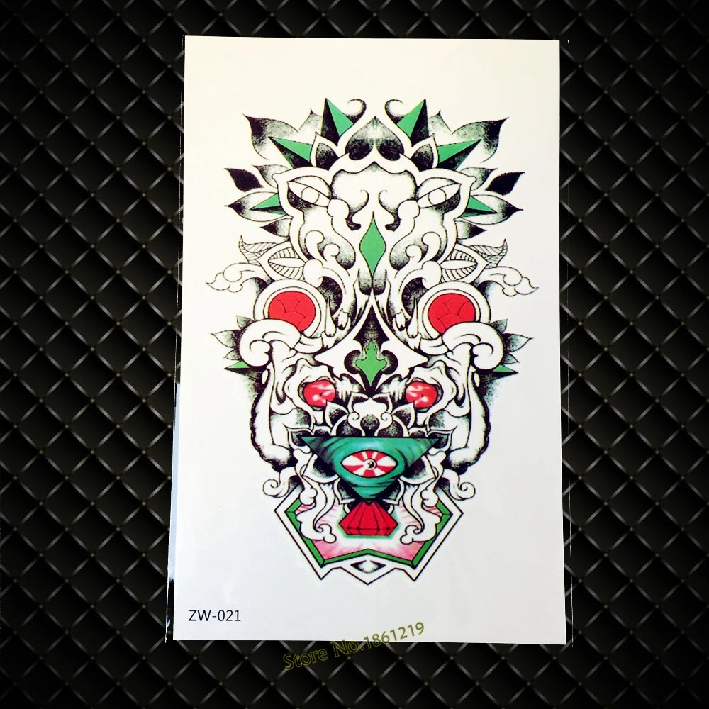 

1PC Cool MEn Body Art Paint Tattoo Stickers, Temporary Tattoo Arm Sleeve Design, Sexy Tattoo Punk Sign Logo Prison Break GZW-021