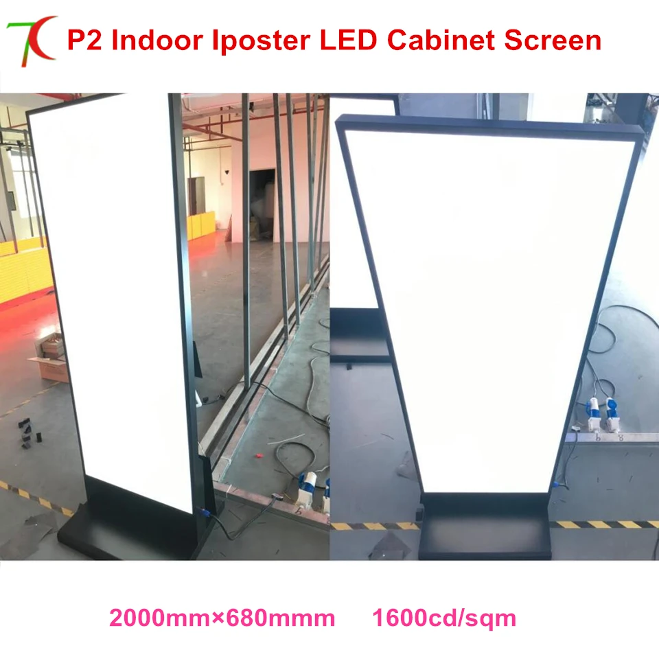 

Customized indoor vertical led full color advertising display indooor cabinet led poster screen