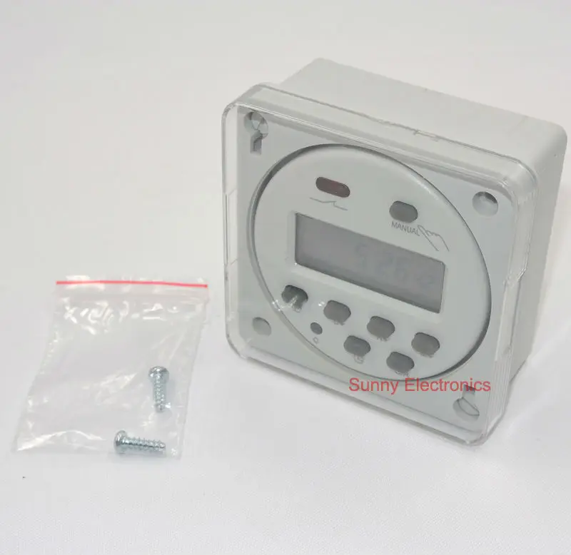 Digital Timer DC12V 16A Timer Switch Timer Relay Switch + Water