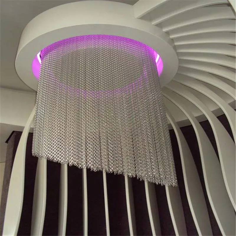 Вертикальная подвесная алюминиевая цепь муха насекомое экран