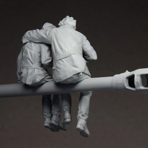1/35 солдаты Второй мировой войны отдыхают динамические сцены с солдатами из смолы