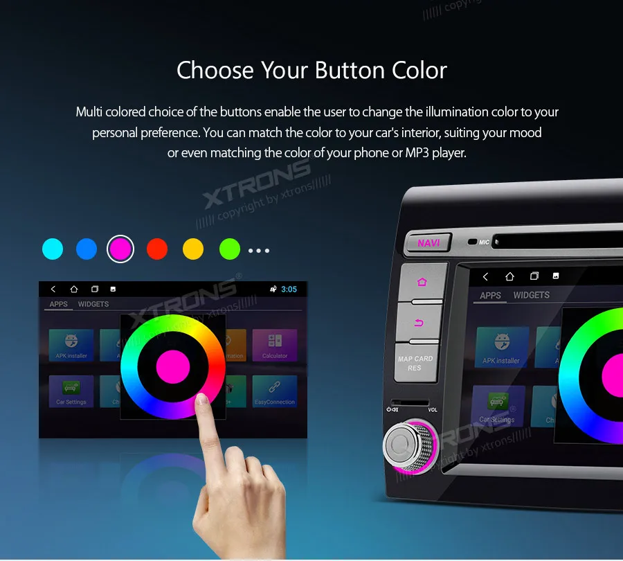 Top 7" Android 8.1 Oreo OS Car DVD Multimedia Navigation GPS Radio for Fiat Bravo (198) 2007-2014 with Split Screen Function Support 5