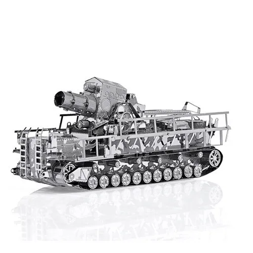 

Railway Gun Tank Model 3D laser cutting Jigsaw puzzle DIY Metal model Nano Puzzle Kids Educational Puzzles Toys for Children