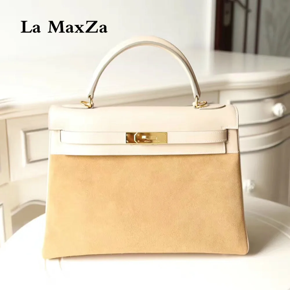 

2017 women luxury brand runway cowhide skin handbags CL702175