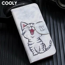 COOLY кожаный бумажник флип-чехол для Motorola Moto G5S G6 G7 Plus X4 One power P30 Play P30Note чехол для телефона с изображением кошачьего листа мрамора