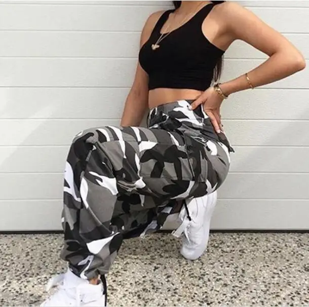 Women Camouflage Pants Long Jean Trousers Printed Leisure Pant 2018 New Fashion Trousers Women Jeans AS011 (16) - 