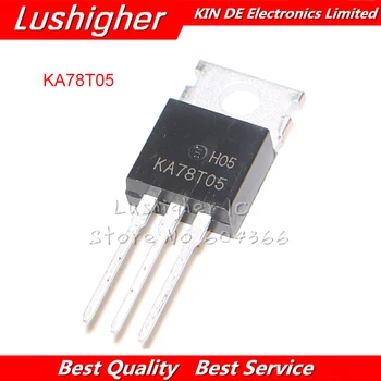 

10pcs KA78T05 TO-220 78T05 TO220 Three-terminal Regulator