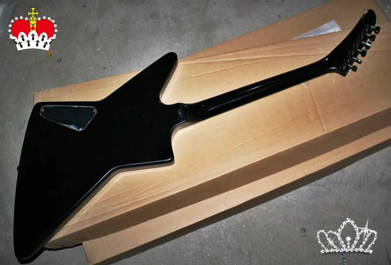 

Tangwood Factory wholesale Top Quality GYJK-0008 Black color black hardware rosewood fretboard 6 string Guitar , Free shipping