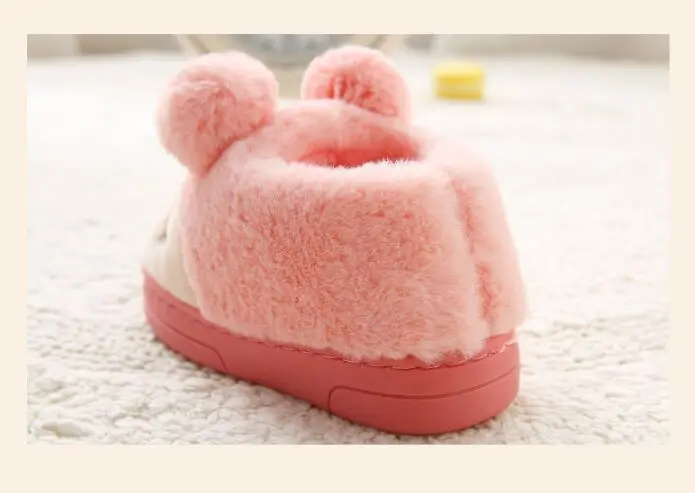 Crianças de Fundo Novas Macio Não-deslizamento Algodão Quarto Casa Chinelos Doces Crianças Sandália Chinelo Promoção 2020 15 Home & Garden