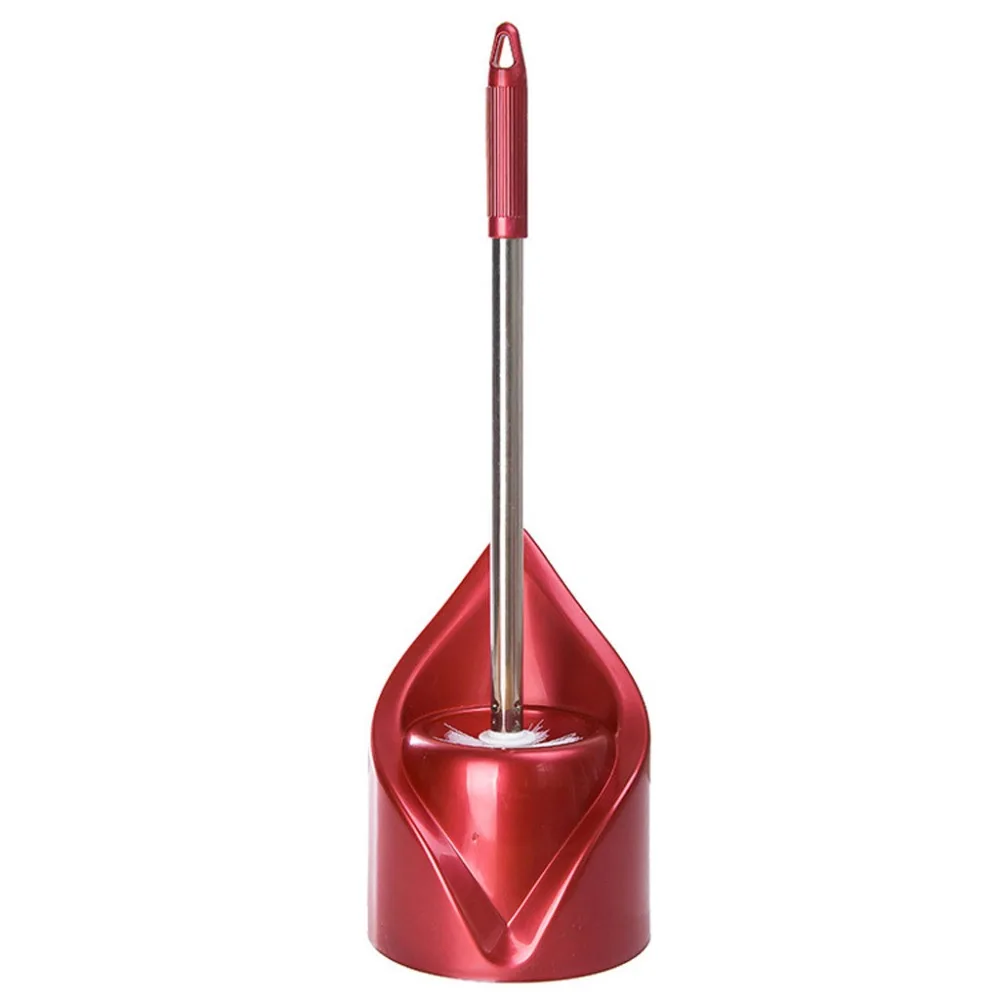 

Bathroom Toilet Brush Stainless Steel Cleaning Toilet Brushes Holder Sets Portable Cleaning Brush Replaceable Clean Tool