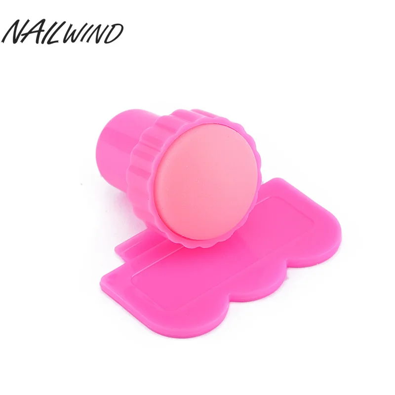 NAILWIND Nail Stamping Tool DIY Nail Art Stamper Scraper Set with Cap
