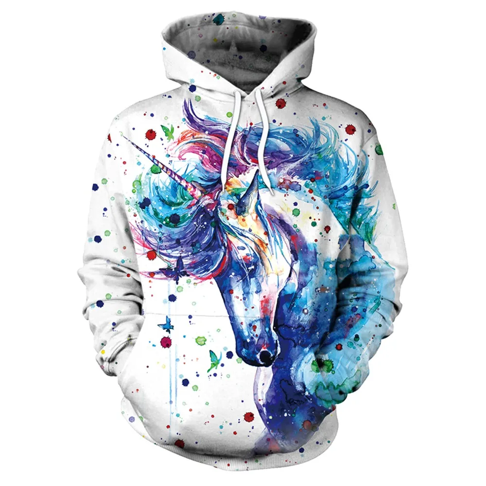 Graffiti Unicorn Hoodie -Unicorn Fashion HTB1sdU2adjvK1RjSspiq6AEqXXay