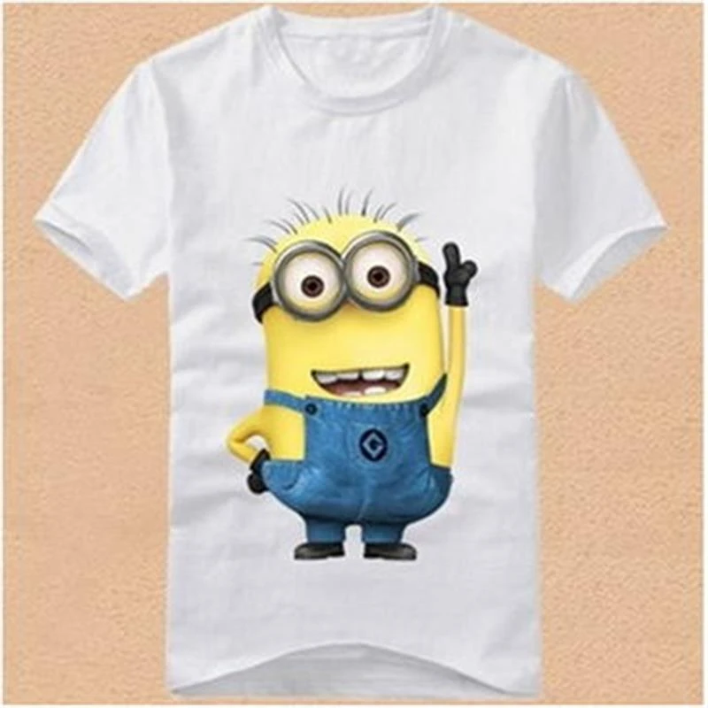 Children Summer Minion Cartoon T Shirt Cotton Fashion Short Shirt Top /& Tees Kid