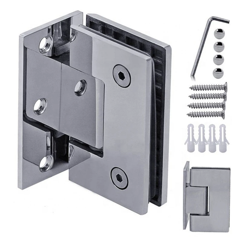 

Have in stock Stainless Steel Door Clamp Durable 90 Degree Glass Clip Door Fittings Door Clamp Bracket Frameless Shower