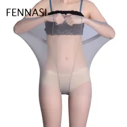 FENNASI плюс Размеры пикантные прозрачные колготки Для женщин большой Размеры женский эротический Nylons леди Nylons Колготки Большой Размеры