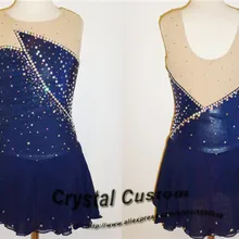 Платье для фигурного катания для девочек; новое Брендовое платье Vogue для соревнования в фигурном катании; DR3238