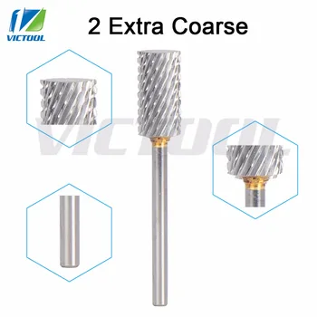 

Tungsten Steel Manicure Drill Bits 2 Extra Coarse For Electric Manicure Drill Nail Bit Pedicure Polish Nail Art Tool 06