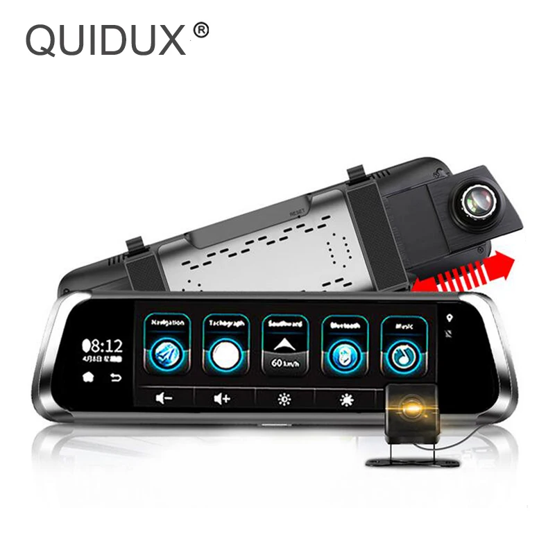 

Android Mirror DVR 10" IPS 4G ADAS Full HD 1080P Dash Camera GPS Navigation Auto Registrar Rear View Mirror Remote Monitor