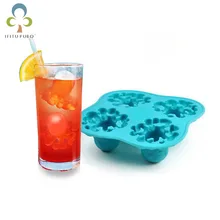 DIY инструменты форма осьминога ледяная решетка форма Креативная кухня лоток для льда ванны силиконовая форма для льда креативная морская ледяная решетка плесень LYQ