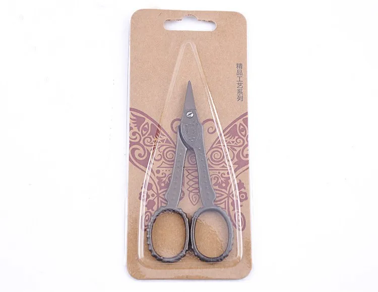 Винтажные стильные ножницы с цветочным узором античный серебряный тон для шитья художественная вышивка канцелярские принадлежности ножницы для ткани