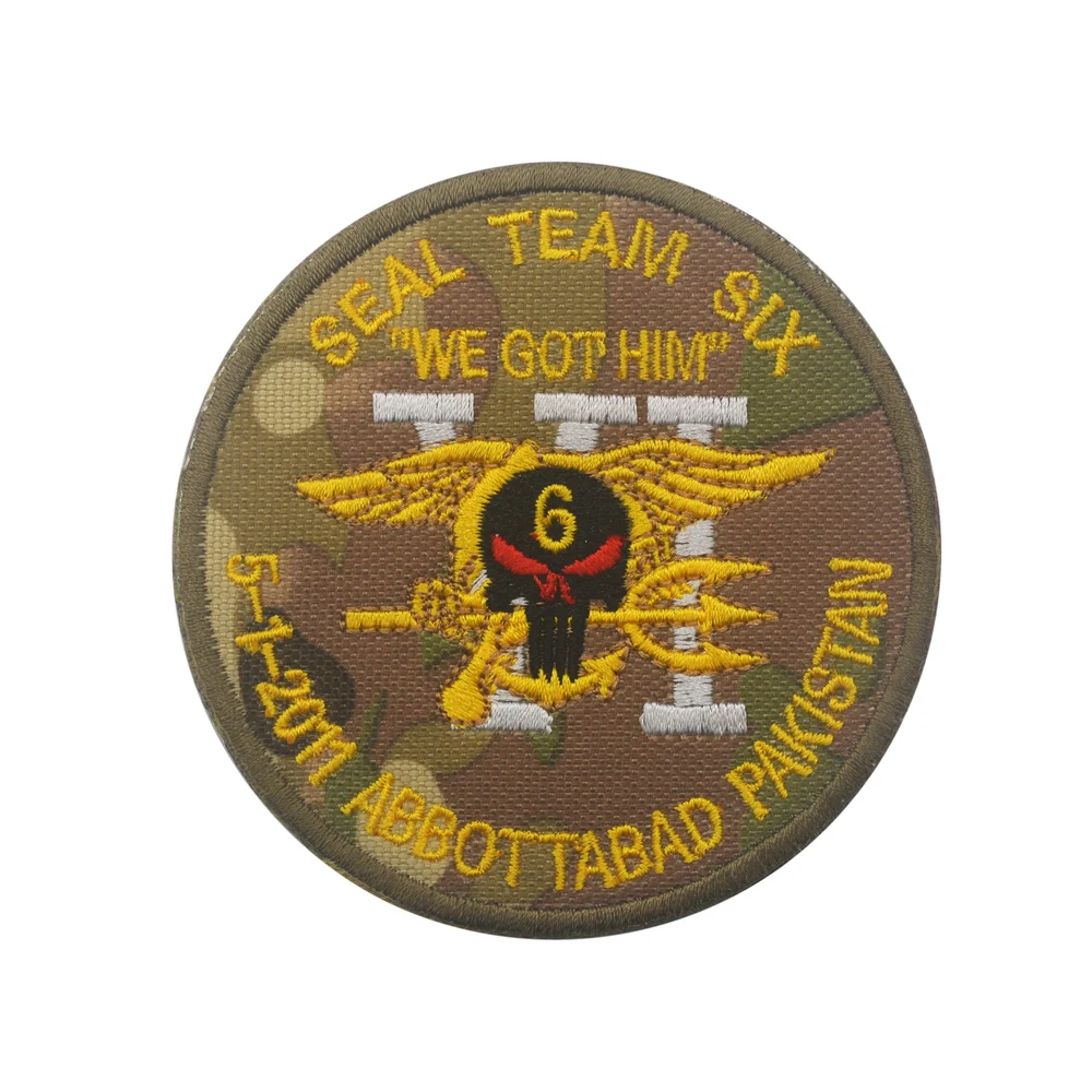 

3D US NAVY SEAL TEAM 6 SIX MILITARY PATCHES badges