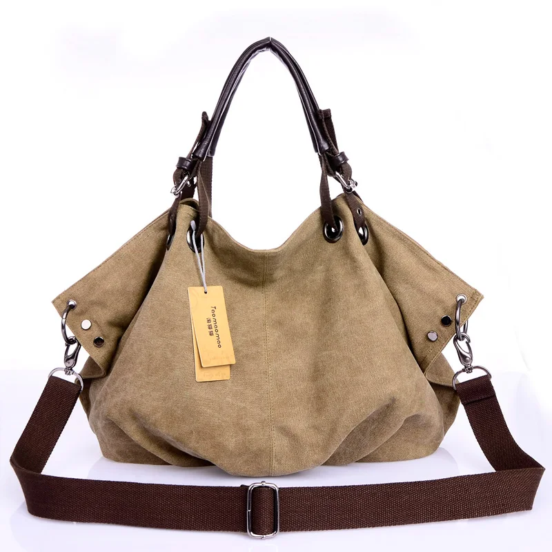 women's canvas messenger bag