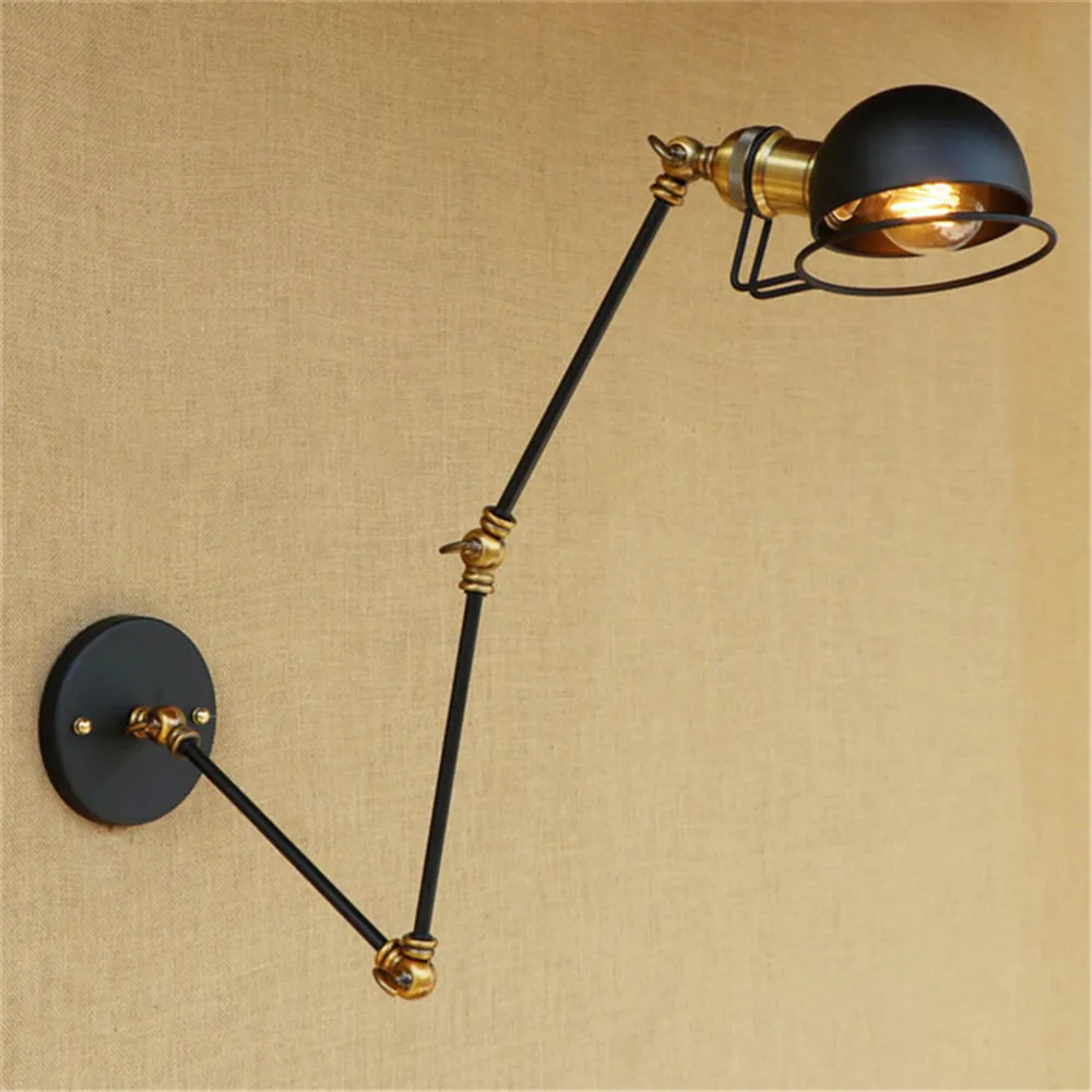  White American country rural creative Metal head bar wall lamp sconce lights lighting bar cafe lamp - 32619506914