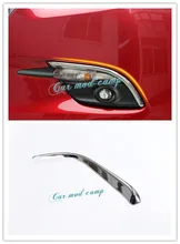New! для Mazda 3 Axela 2017 ABS Хром Внешний Передняя Противотуманная Фара Век Украшения Отделка 2 шт. Стайлинга Автомобилей Аксессуары!!