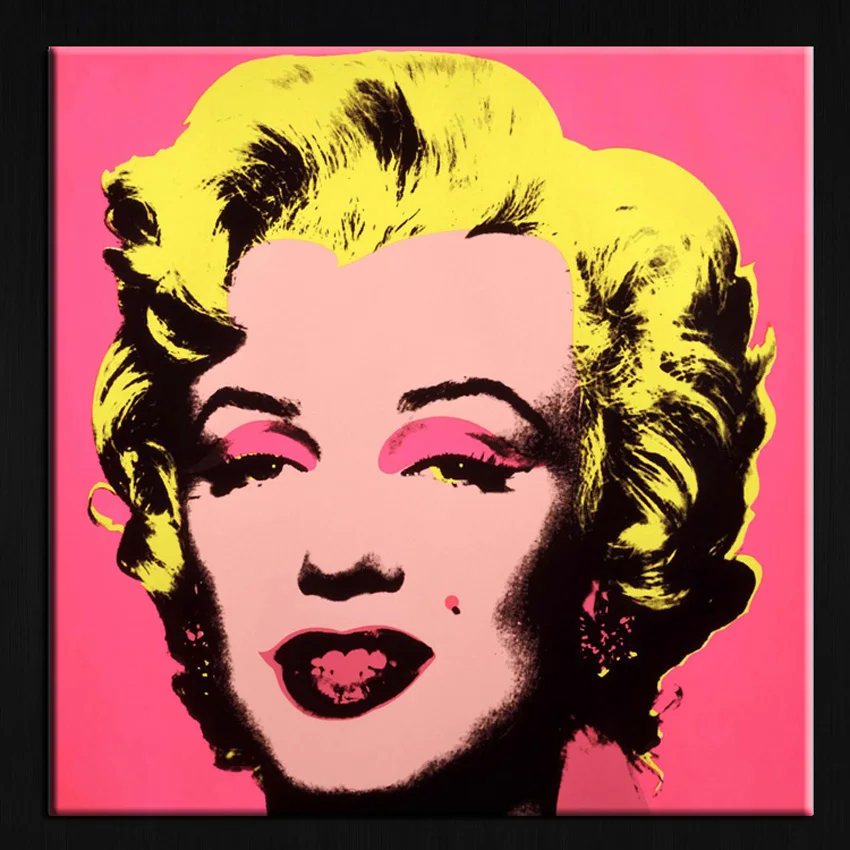 Pop Kunst Andy Warhol Marilyn Monroe Vintage Portr t Abbildung Bild  