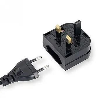 

New European Euro EU 2 Pin to UK 3Pin Plug Adapter Power Socket Travel Converter Z09 Drop ship #0827