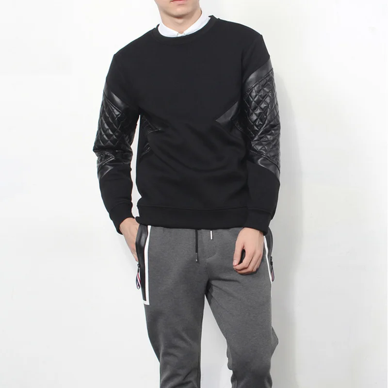 Popular Faux Leather Hoodie-Buy Cheap Faux Leather Hoodie