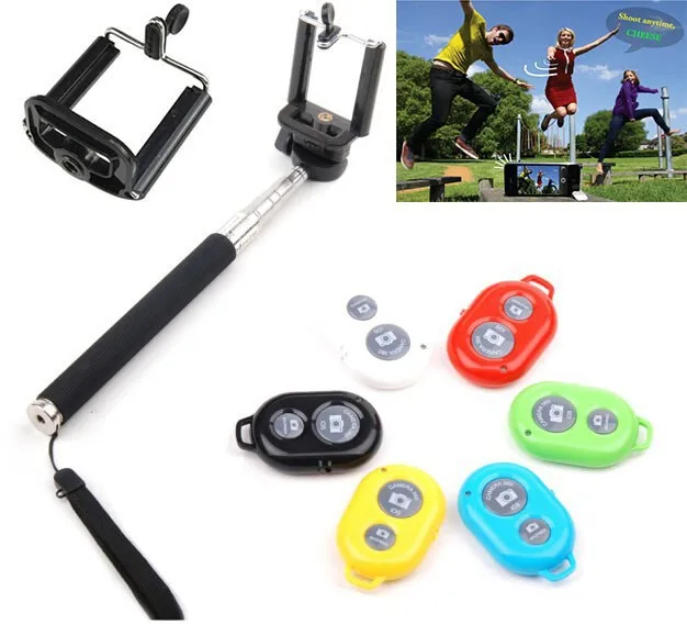 

Tripod Monopod Selfie Stick Bluetooth With Button Selfie Stick For Android OS For Iphone 6 7 8 Plus IOS