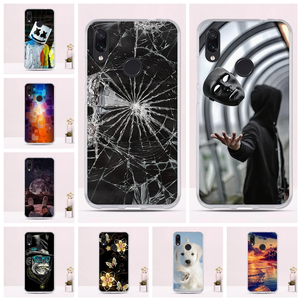

Phone Case Redmi Note 7 Pro Case Soft TPU For Xiaomi Redmi Note7 Pro Case Cover Back Protector Funda For Xiomi Redmi Note 7 Case