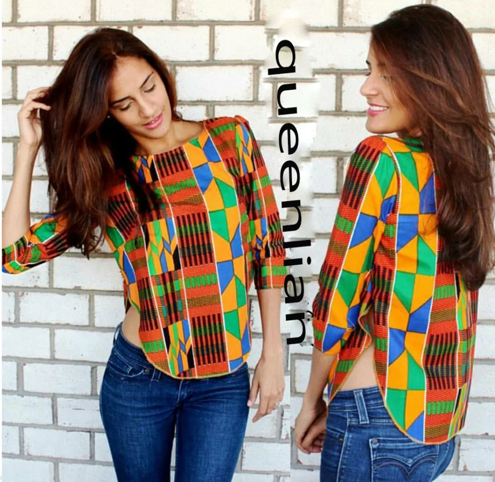 (SIZE:M XL)2016 new fashion summer sesy succunct african tranditional print Dashiki dress for