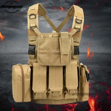 Военный жилет для страйкбола, пейнтбола, тактический боевой жилет, Регулируемый жилет для охоты на открытом воздухе, жилет для стрельбы CS