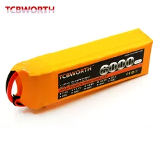 TCBWORTH 4S 14.8V 6000mAh 40C Max 80C 4S RC Quadrotor LiPo battery For RC Airplane Helicopter Car Drone AKKU Li-ion battery