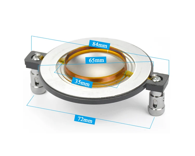 AIYIMA 2 шт 34,4 мм Тройная звуковая катушка титановая пленка твитер звуковая катушка Аудио Аксессуары для динамиков DIY