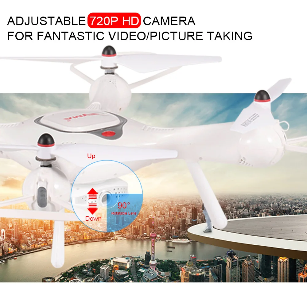 Дрон SYMA X25PRO Wifi FPV Регулируемый 720P RC Дрон с камерой Квадрокоптер RTF gps положение удержание высоты RC Дрон vs SG900 XS812