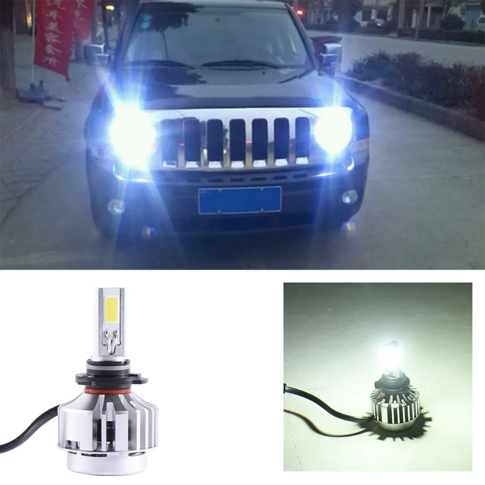 

2Pcs/set 3300LM 36W LED Car Headlight Bulb DRL Headlight lamp Hi/Lo car auto Headlight bulbs 9005 HB3 Interface DC12V-24V