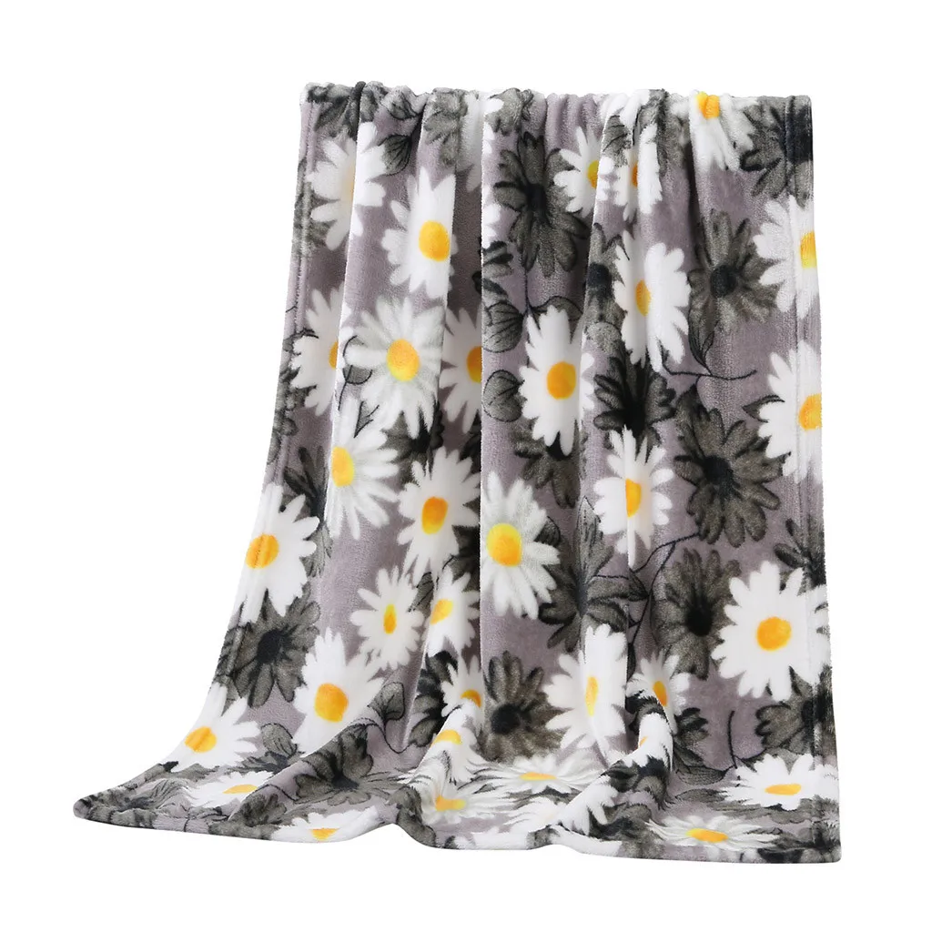 

ISHOWTIENDA 2019 Super Soft Warm Solid Warm Micro Plush Fleece Blanket Throw Rug Sofa Bedding